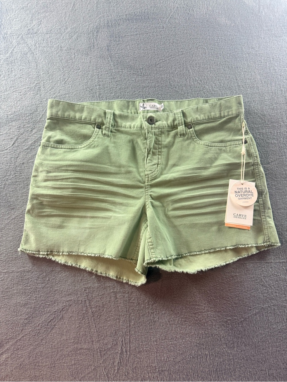 Carve Designs - Olive Green Oahu 4” Butter Shorts - Picture 5 of 13